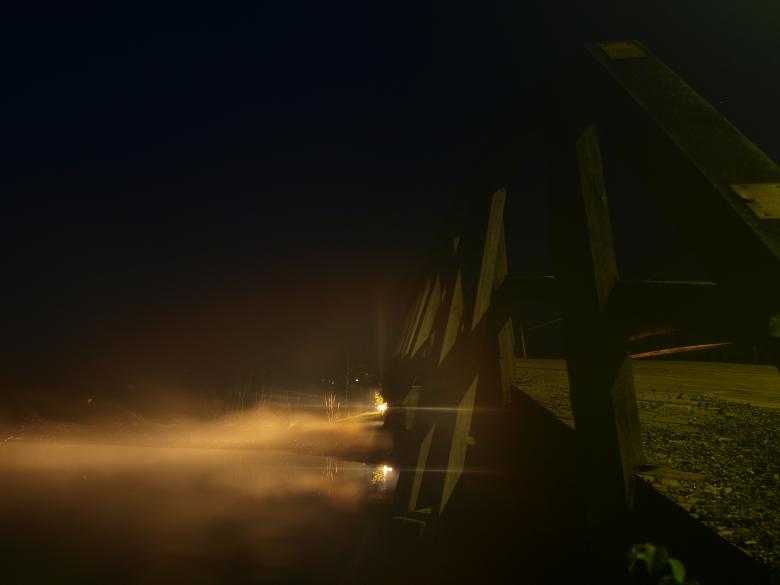 Free stock image of bridge at night created by Marko Mäkinen