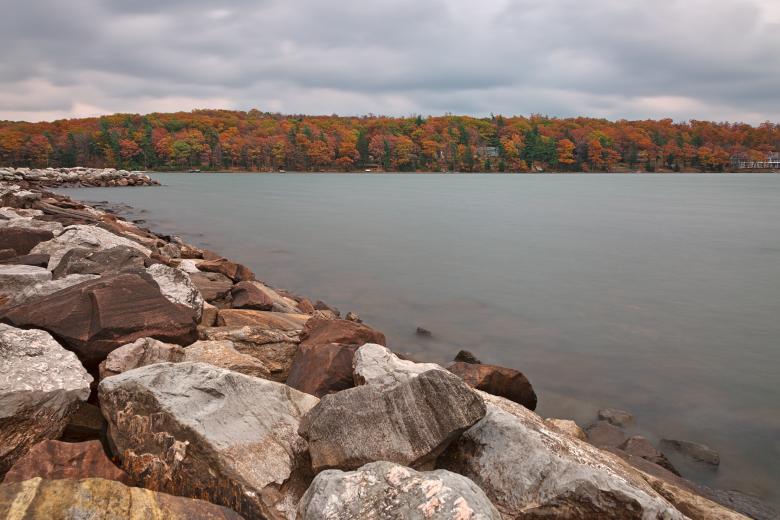 Free stock image of Cloudy Deep Creek Autumn - HDR created by Nicolas Raymond