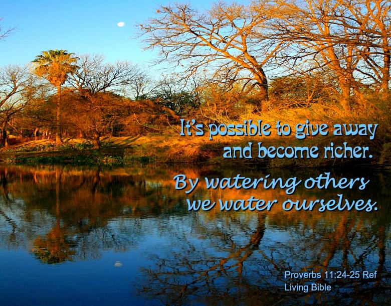 Free stock image of Giving Away Becomes Richer created by DFNatureAwed