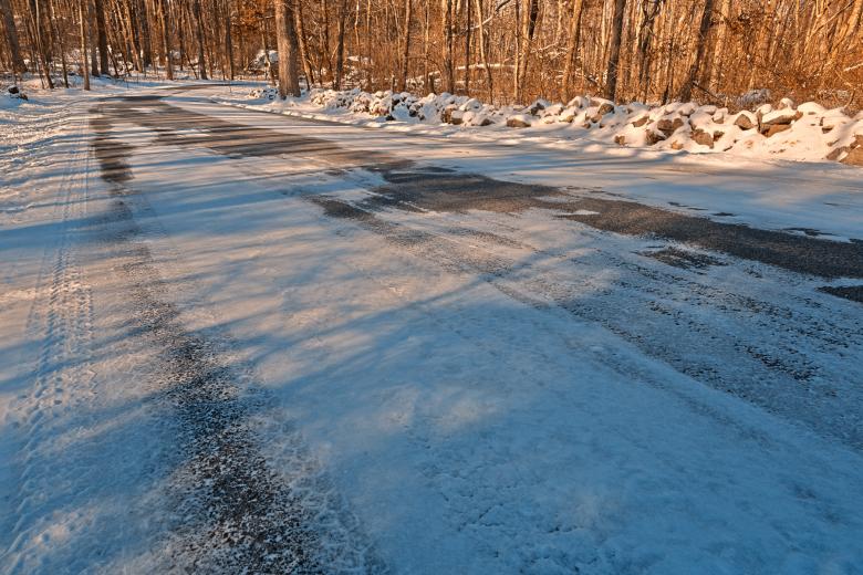 Free stock image of Winding Winter Road - HDR created by Nicolas Raymond