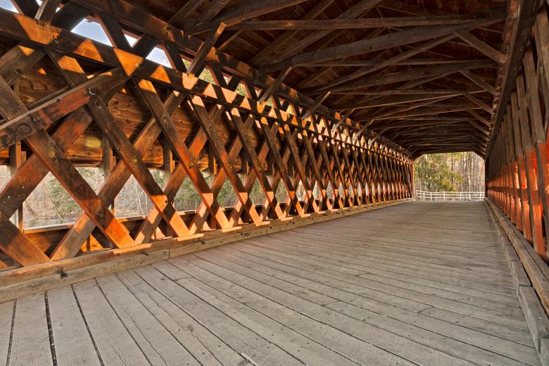 Free stock image of Sachs Covered Bridge - HDR created by Nicolas Raymond