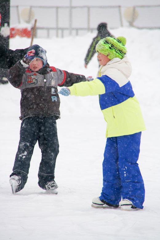 Free stock image of Kids ice skating created by 2happy