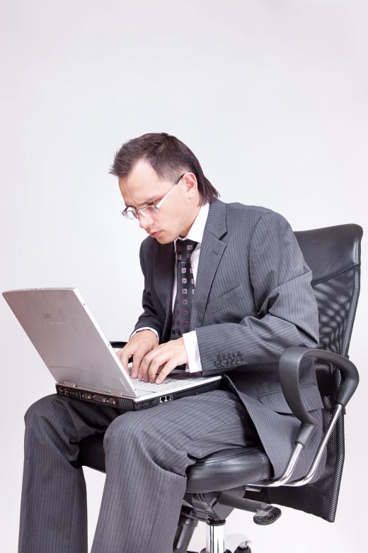 Free stock image of Businessman using computer created by 2happy