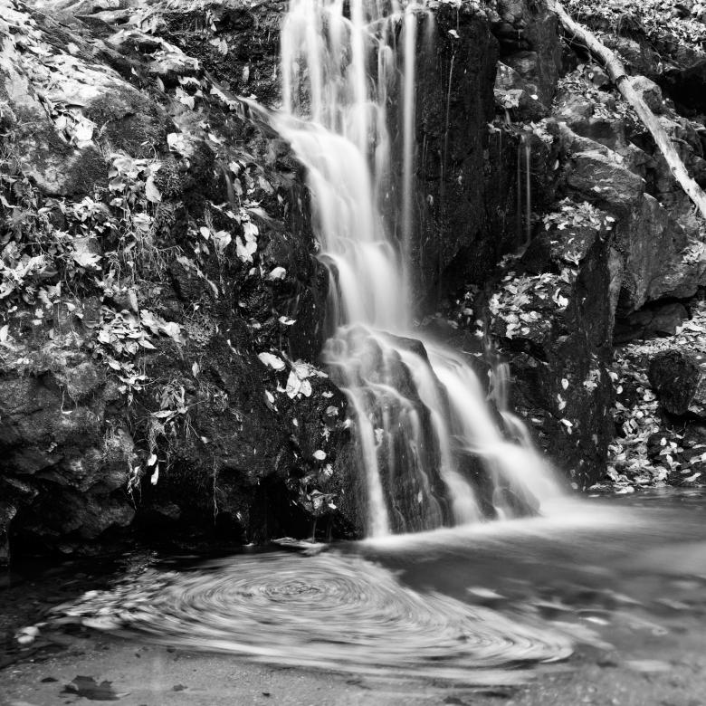 Free stock image of Avalon Falls - Black and White created by Nicolas Raymond