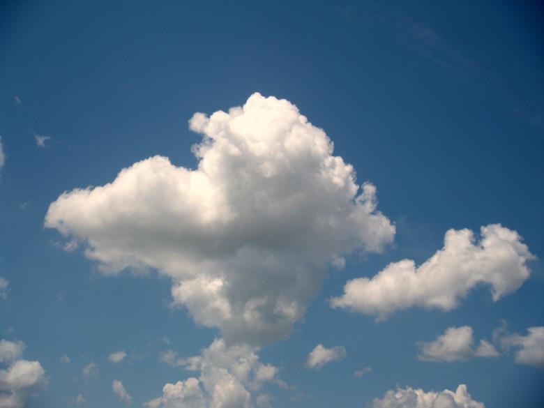 Free stock image of White Clouds In Blue Sky created by Vincent alvino
