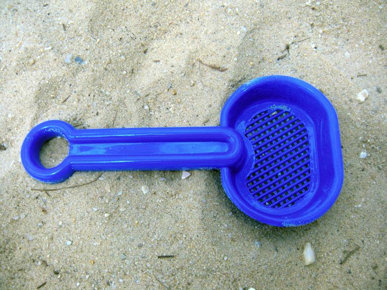 Free stock image of Child's Blue shovel created by Vincent alvino
