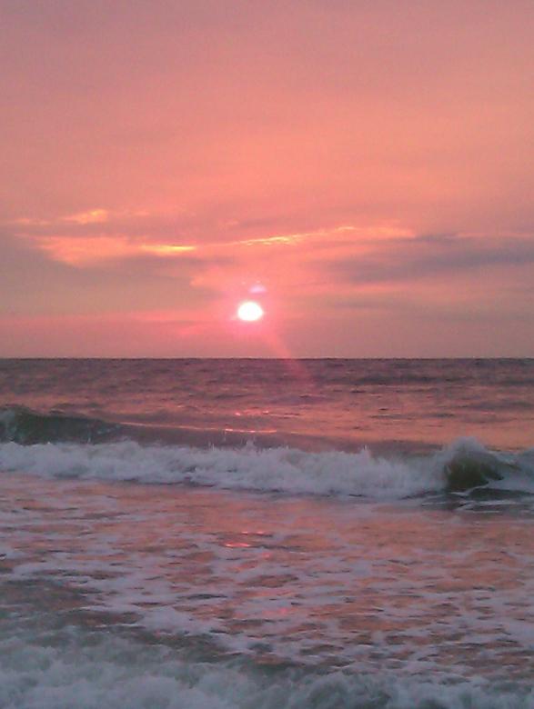 Free stock image of Sunrise Over the Ocean created by Debbie White