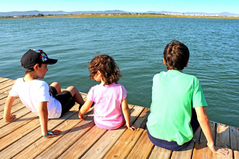 Free stock image of Kids socializing on the pier created by Jack Moreh