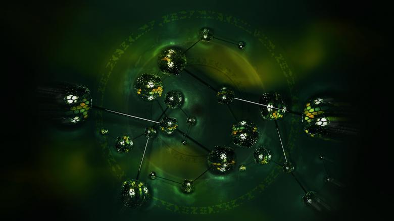 Free stock image of Biodesk Molecules v2 created by ModBlackmoon