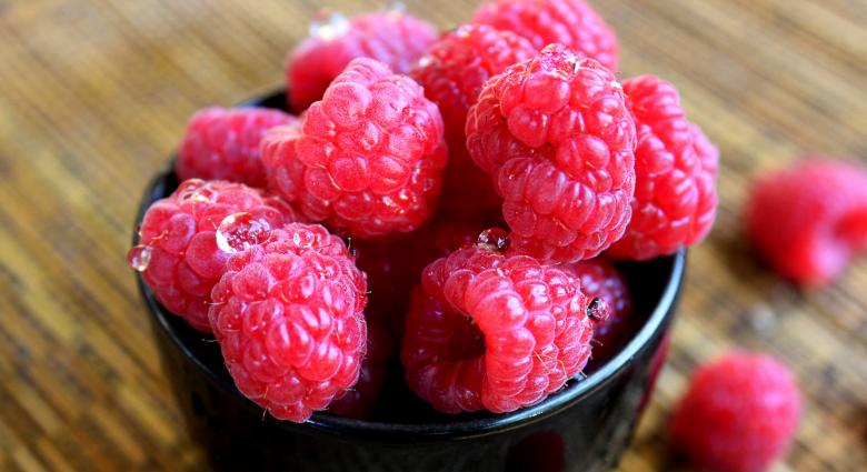 Free stock image of Fresh raspberries with water drops created by Jack Moreh