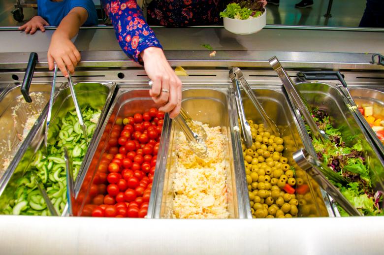 Free stock image of Salad bar with vegetables created by Luka