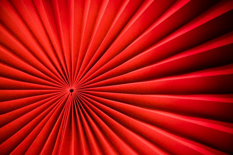 Free stock image of Red paper fan texture created by Luka