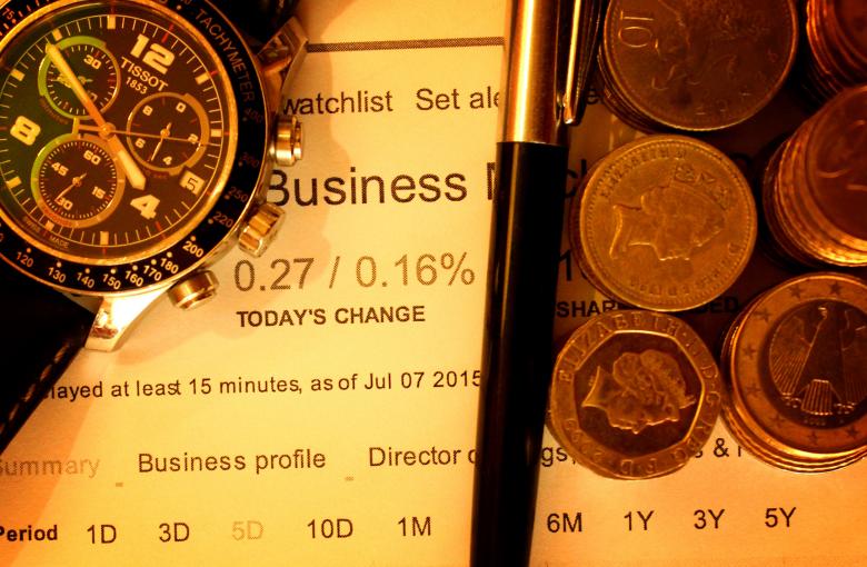 Free stock image of Money with pen and watch created by Jack Moreh