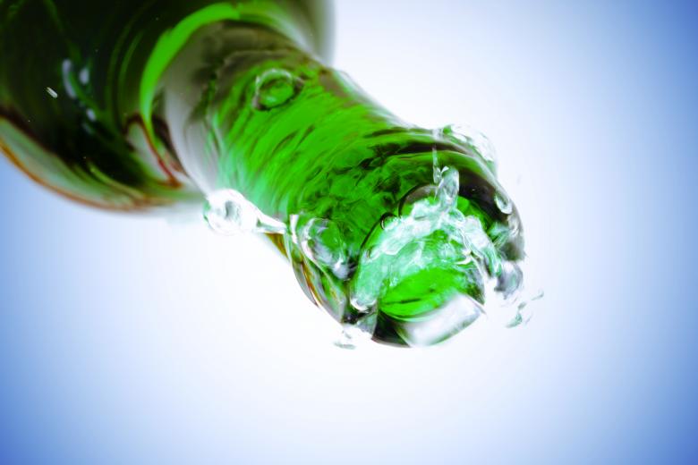 Free stock image of Water splash from bottle nozzle created by 2happy