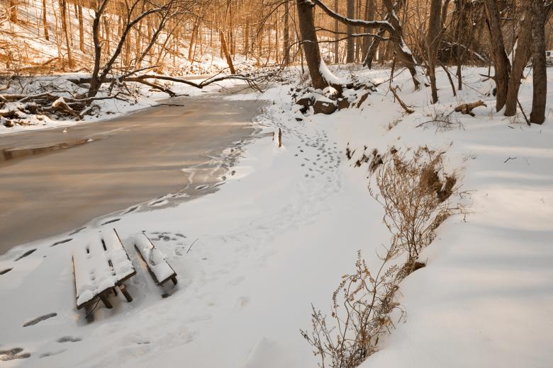 Free stock image of Rock Creek Winter - HDR created by Nicolas Raymond