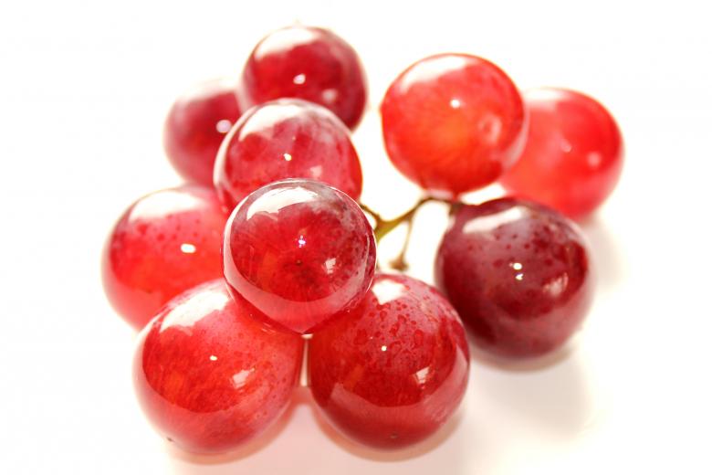 Free stock image of Red Globe grapes isolated on white created by Jack Moreh