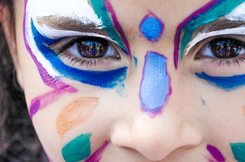 Free stock image of Girl with face painting created by Luka