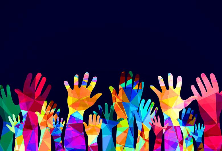 Free stock image of Colorful hands up - happiness or help created by Jack Moreh