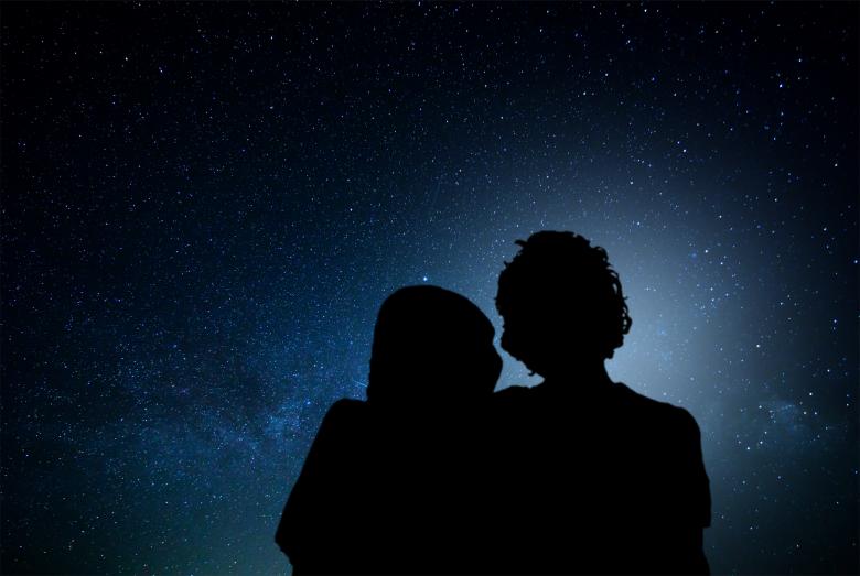 Free stock image of Romantic couple watching the stars created by Jack Moreh