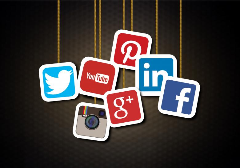 Free stock image of Main social media brands - Illustration created by Jack Moreh