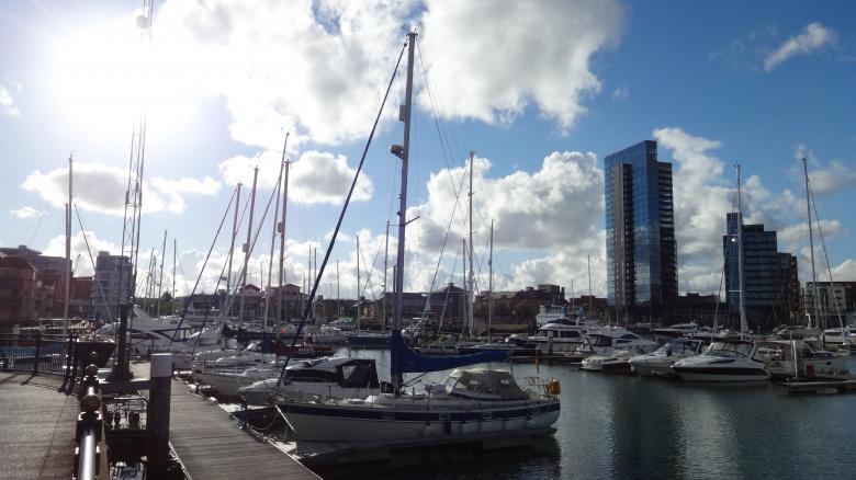 Free stock image of Ocean Village Southampton created by Wady Galfskiy