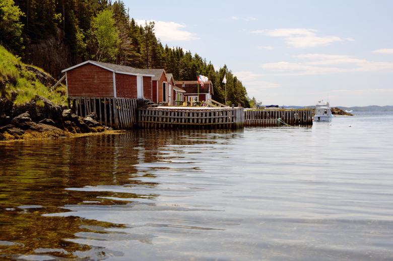 Free stock image of Atlantic Canada fishing stage created by Geoffrey Whiteway