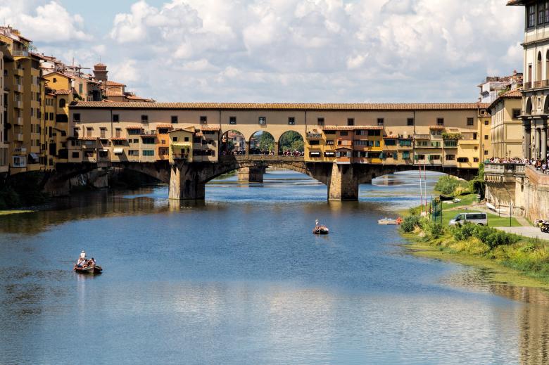 Free stock image of Ponte Vecchio in Florence, Italy created by Geoffrey Whiteway
