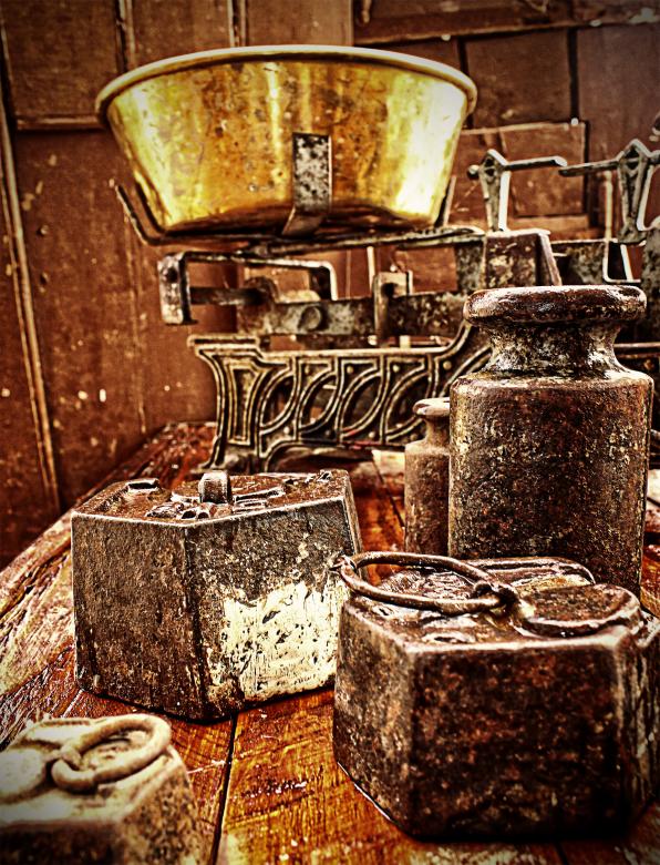 Free stock image of Old rusty scales and weights - Grunge looks created by Jack Moreh