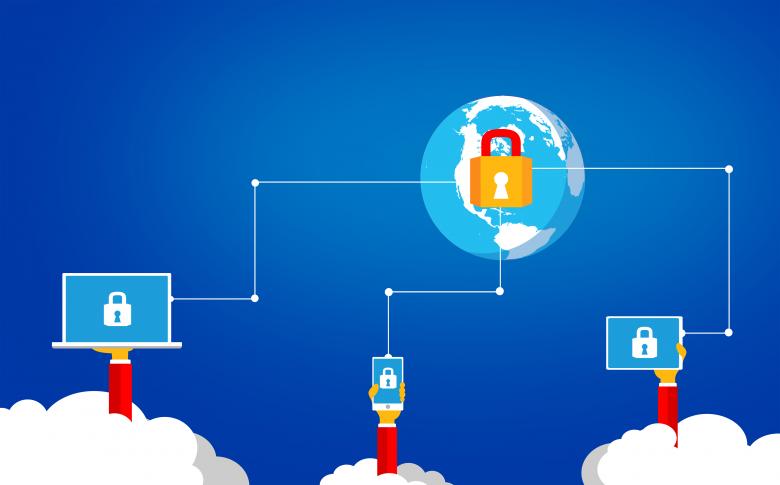 Free stock image of Cybersecurity in the cloud - Online security concept created by Jack Moreh