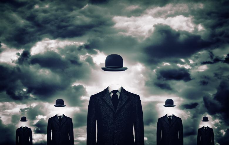 Free stock image of Anonymous businessmen with bowler hats created by Jack Moreh