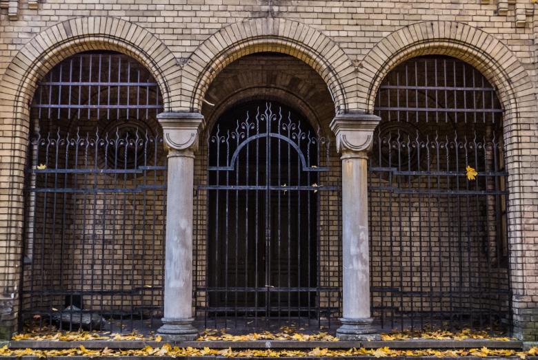 Free stock image of Old cemetery doors created by Janis Urtans