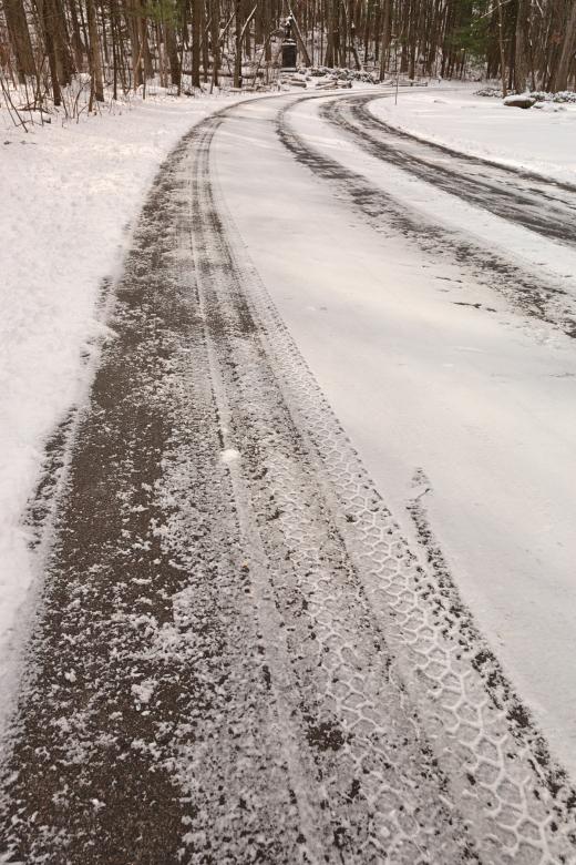 Free stock image of Winding Winter Road - HDR created by Nicolas Raymond