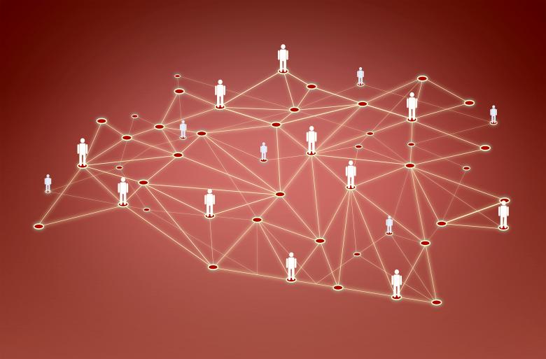 Free stock image of Linked In a Network - Social network and social connections concept created by Jack Moreh