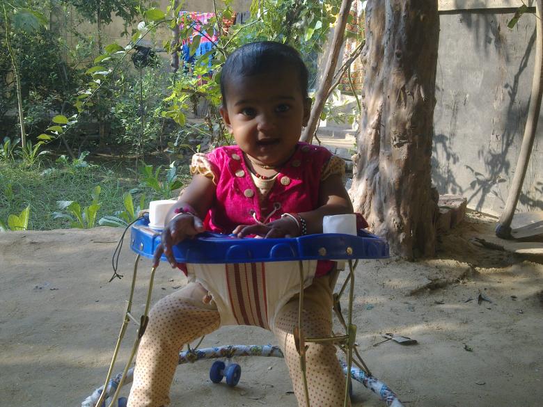 Free stock image of Baby on walker created by balbir