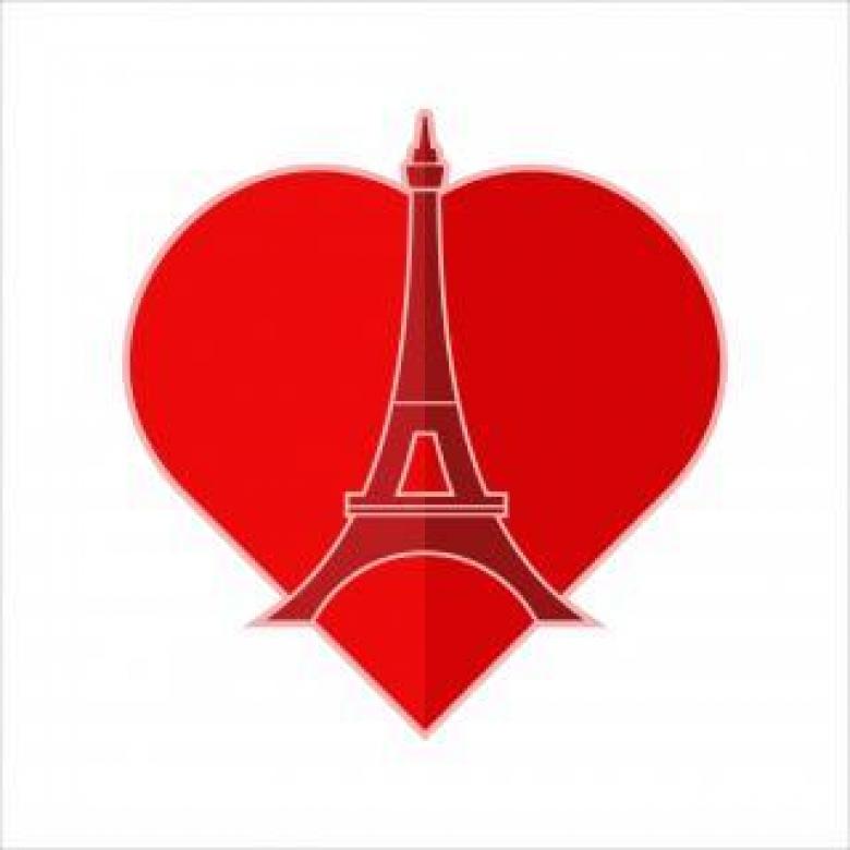 Free stock image of Eiffel in love created by Ronny Overhate