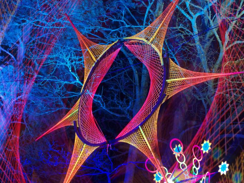 Free stock image of Lightpainting in park created by Marko Mäkinen