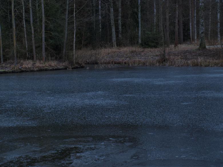 Free stock image of Frozen pond created by Marko Mäkinen