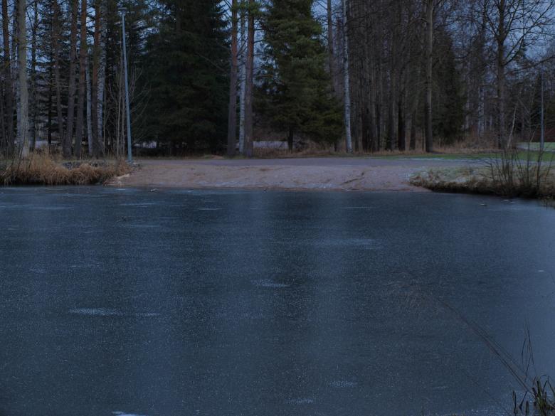 Free stock image of Frozen pond created by Marko Mäkinen