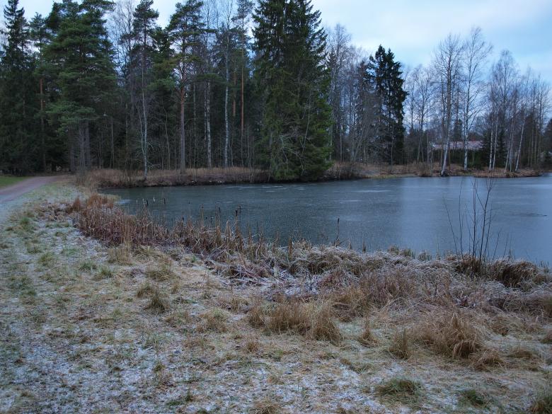 Free stock image of Frozen pond created by Marko Mäkinen