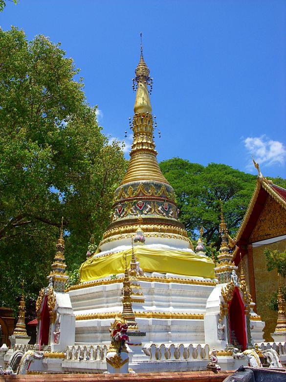 Free stock image of Thai Buddhist temple pagoda created by Chas Mac