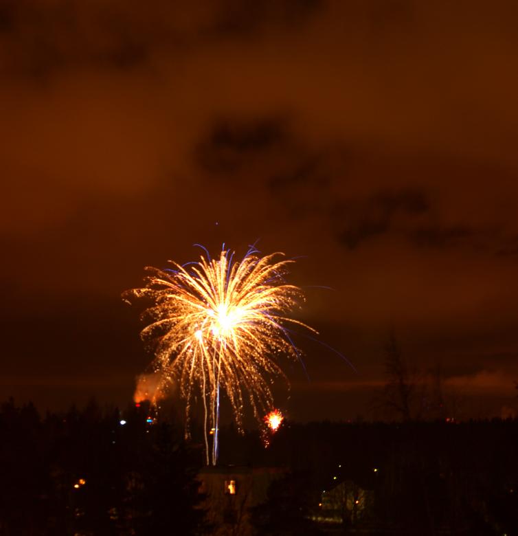 Free stock image of fireworks created by Marko Mäkinen