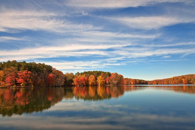 Free stock image of Autumn Liberty Reservoir - HDR created by Nicolas Raymond