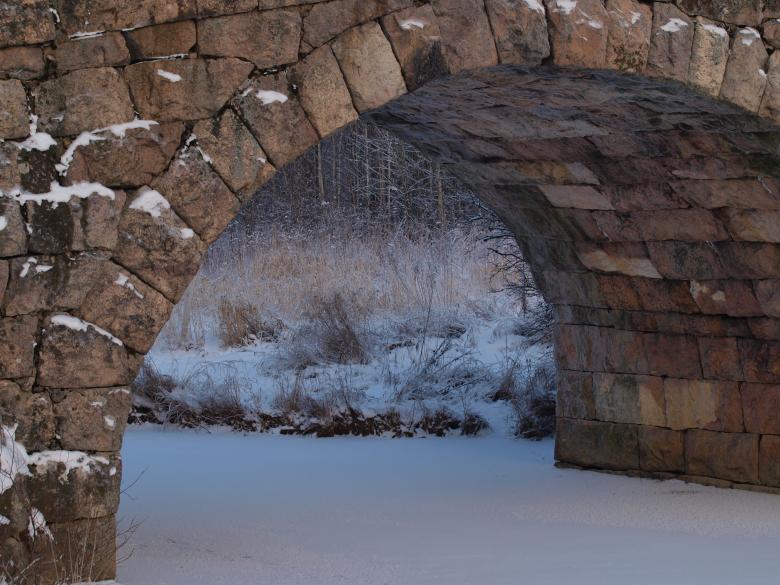 Free stock image of Winter bridge created by Marko Mäkinen