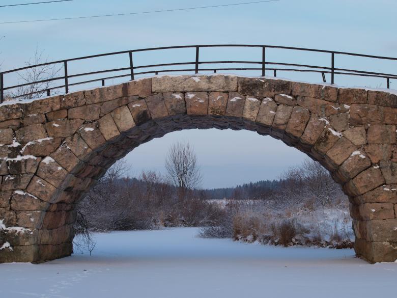 Free stock image of Winter bridge created by Marko Mäkinen