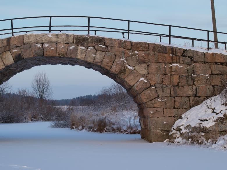 Free stock image of Winter bridge created by Marko Mäkinen