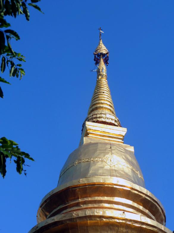 Free stock image of Golden Buddhist Pagoda created by Chas Mac
