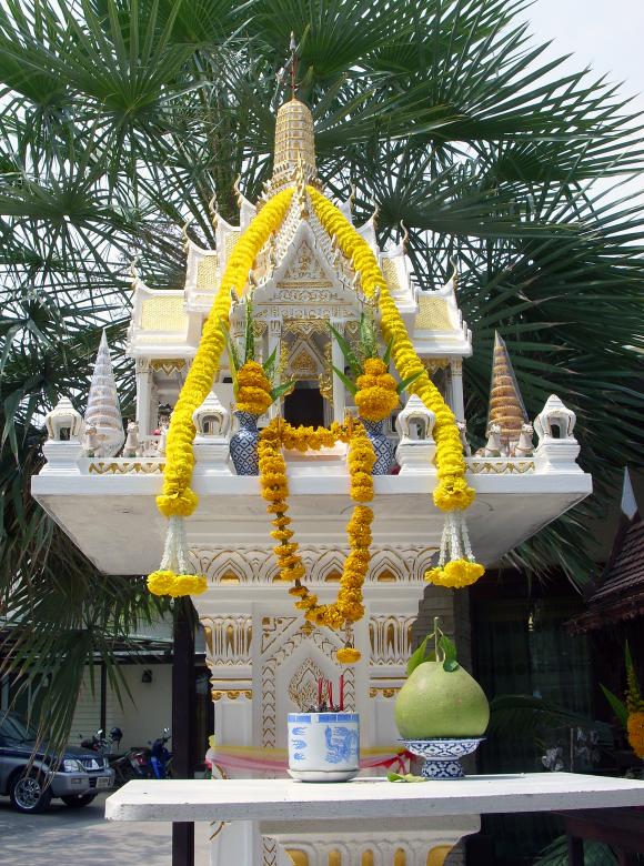 Free stock image of Thai Spirit Houise created by Chas Mac