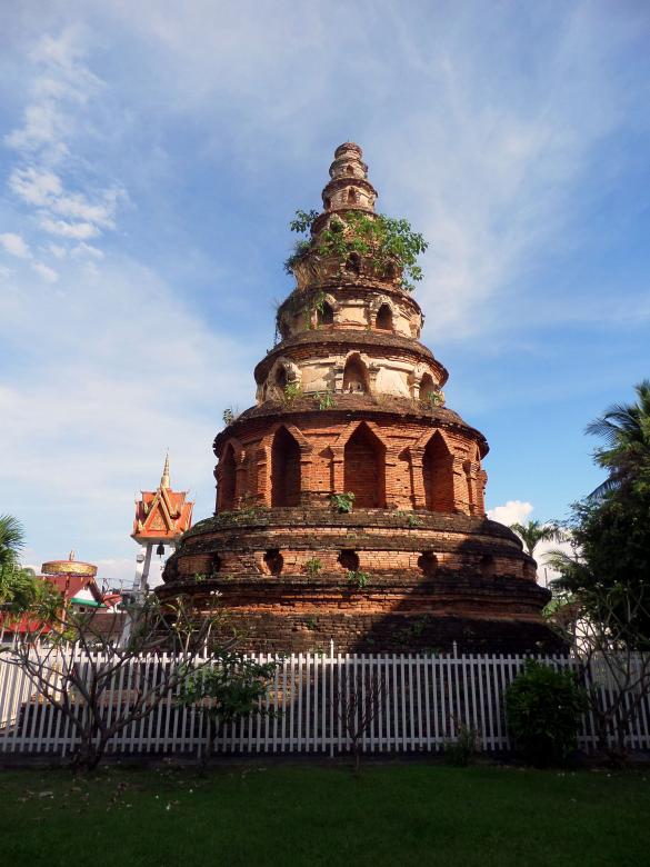 Free stock image of Ancient Thai Buddhist pagoda created by Chas Mac