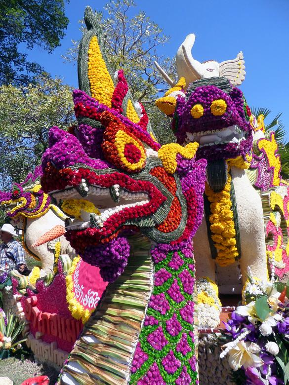 Free stock image of Floral Naga created by Chas Mac