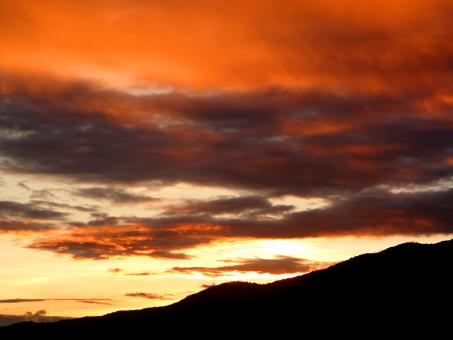 Free Stock Photo of Post sunset sky